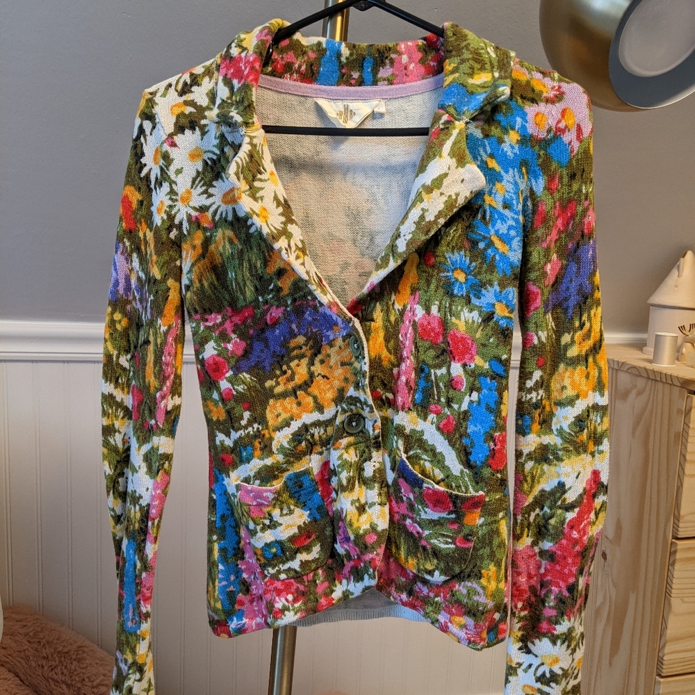 Floral blazer